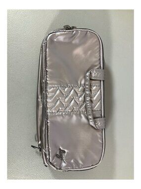 Lug FLTBEDSLIM-MET PEARL Heat Protectant Slim Hair Tool Case, Metallic Zip Closu